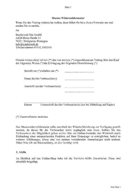 Staplerwelt Onlineshop GmbH