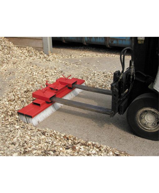 Gabelstapler-Kehrbesen SKB-O Kehrbreite 1000/1500/2000 mm Aufnahme frontal – Bild 2