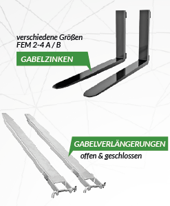 Gabelzinken und Zubehör