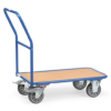fetra® Transportwagen mit Holzwerkstoffplatte 400kg Tragkraft