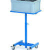 fetra® Höhenverstellbarer Materialständer bis 150kg Tragkraft und bis zu 605 x 405mm Ladefläche