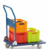 fetra® Ganzstahlwagen mit 150-250kg Tragkraft und bis zu 900 x 600mm Ladefläche