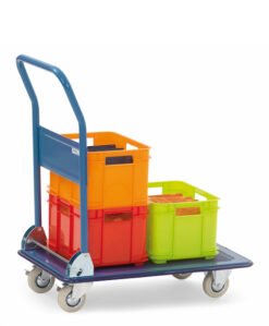 fetra® Ganzstahlwagen mit 150-250kg Tragkraft und bis zu 900 x 600mm Ladefläche