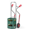 fetra® Alu-Stapelkarre bis 200kg Tragkraft, 300 x 480mm Ladefläche und Gleitkufen