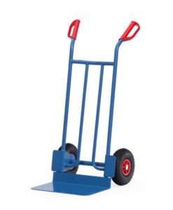 fetra® Stahlrohrkarre bis 350kg Tragkraft und bis zu 480 x 320mm Ladefläche