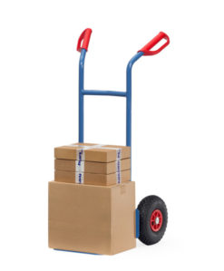 fetra® Stapelkarren mit 200kg Tragkraft und 320 x 250mm Ladefläche