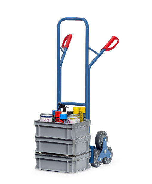 fetra® Treppenkarre mit 200kg Tragkraft und bis zu 480 x 300 mm Ladefläche