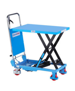 Mobiler Hubtischwagen SPA 150, Tragfähigkeit 150 kg, Tischhöhe 750 mm