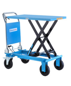 Geländehubtischwagen SPAG 200, Tragfähigkeit 200 kg, Tischhöhe 1010 mm