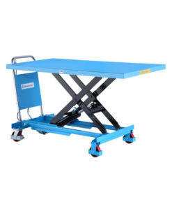 Mobiler Hubtischwagen SPB 500, Tragfähigkeit 500 kg, Tischhöhe 900 mm