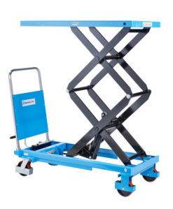 Doppelscherenhubtischwagen SPF 680, Tragfähigkeit 680 kg, Tischhöhe 1510 mm
