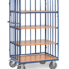 fetra® Etagenwagen mit 4 Etagen, Rohrstreben, 600kg Tragkraft und bis zu 1200 x 800mm Ladefläche