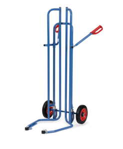 fetra® Reifenkarren mit Spreizaufnahme inkl. Anlaufrollen, für normal große Reifen