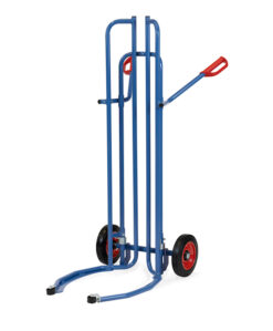 fetra® Reifenkarren mit Spreizaufnahme inkl. Anlaufrollen, für große Reifen (z.B. SUV)