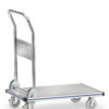 fetra® Alu-Plattformwagen bis 150kg Tragkraft und 740 x 480mm Ladefläche