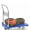 fetra® Kunststoffplattenwagen mit 200kg Tragkraft und 810 x 500mm Ladefläche