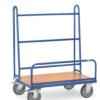 fetra® Plattenwagen mit festem Rohrbügel bis zu 600kg Tragkraft und bis zu 1270 x 535 mm Ladefläche