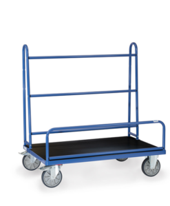 fetra® Plattenwagen mit Riefengummi bis 1200kg Tragkraft und 1270 x 535mm Ladefläche