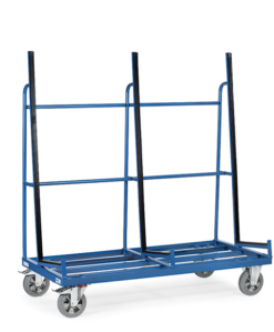 fetra® Plattenwagen mit einseitiger Anlage bis 1200kg Tragkraft und bis zu 2076 x 430 mm Ladefläche