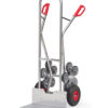 fetra® Alu-Treppenkarre bis 200kg Tragkraft und bis zu 480 x 300mm Ladefläche