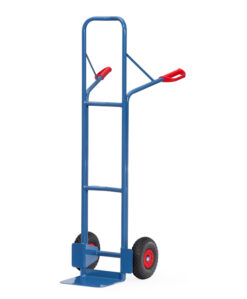 fetra® Stapelkarren 300kg Tragkraft, aus Stahlrohr, Höhe 1600mm