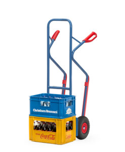 fetra® Stapelkarren bis 300kg, bis zu 480 x 300mm Ladefläche und Gleitkufen
