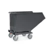 fetra® Muldenkipper mit Ablasshahn 600 Liter "Grey Edition"