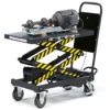 fetra® Hubtischwagen 1010mm x 520mm Ladefläche