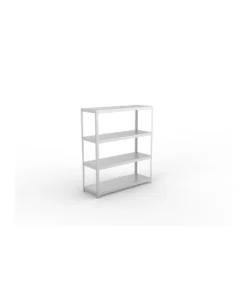 META SPEED-RACK Weitspann-Grundregal 1970mm Höhe, 1700mm Breite, 600mm Tiefe, mit 4 Fachebenen