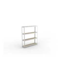 META SPEED-RACK Weitspann-Grundregal 1970mm Höhe, 1700mm Breite, 400mm Tiefe, mit 4 Fachebenen