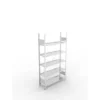 META Büro-Grundregal S3 COMPACT, 1850mm Höhe, 300mm Tiefe, mit 5 Böden, Fachlast 80kg, verzinkt
