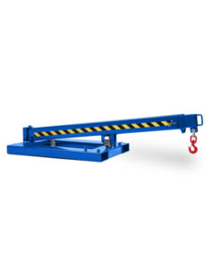 RR Industrietechnik Kranarm Typ RKV, Tragfähigkeit 400–1000 kg, Längenbereich 2260–3760 mm, Breite x Höhe 790 x 290 mm