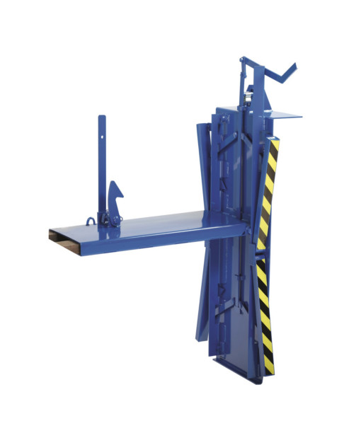 RR Industrietechnik Gitterboxwender Typ RGW, Tragfähigkeit 450 kg, Abmessungen 570 x 1640 x 450 mm, Einfahrtaschenmaße B 388 mm / C 48 mm