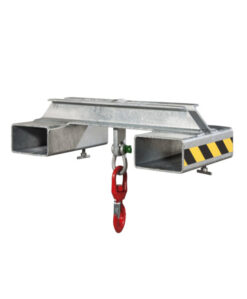 RR Industrietechnik Verladetraverse Typ RT-3, Tragfähigkeit 3000 kg, Einfahrtaschenmaße A 410 mm / B 188 mm / C 88 mm, Oberfläche feuerverzinkt