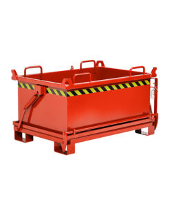 RR Industrietechnik Klappbodenbehälter Typ RBB-100, Volumen 1000 dm³, Tragfähigkeit 1250 kg, Abmessungen 1370 x 910 x 1300 mm – Bild 5