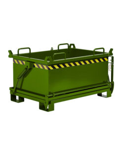 RR Industrietechnik Klappbodenbehälter Typ RBB-100, Volumen 1000 dm³, Tragfähigkeit 1250 kg, Abmessungen 1370 x 910 x 1300 mm – Bild 4
