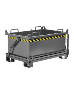 RR Industrietechnik Klappbodenbehälter Typ RBB-100, Volumen 1000 dm³, Tragfähigkeit 1250 kg, Abmessungen 1370 x 910 x 1300 mm – Bild 3